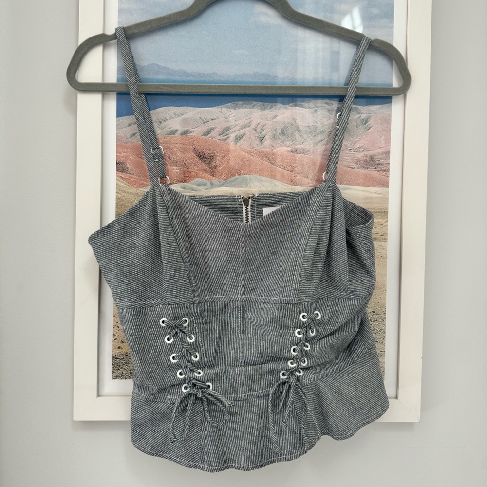 Intermix striped corset. Size M
